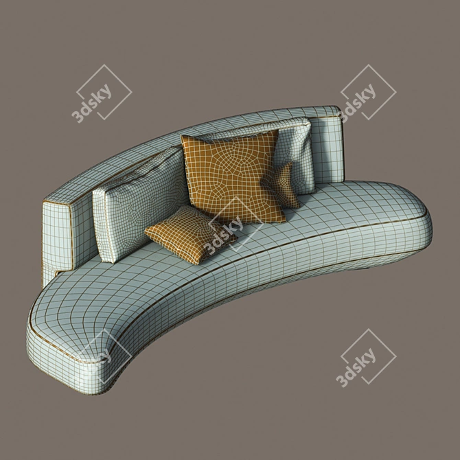 Luxurious Gallotti & Radice Audrey Sofa 3D model image 3