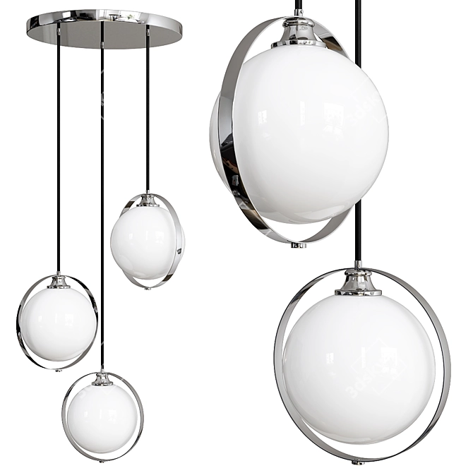 POISE Pendant Lamps - 120/42cm 3D model image 2