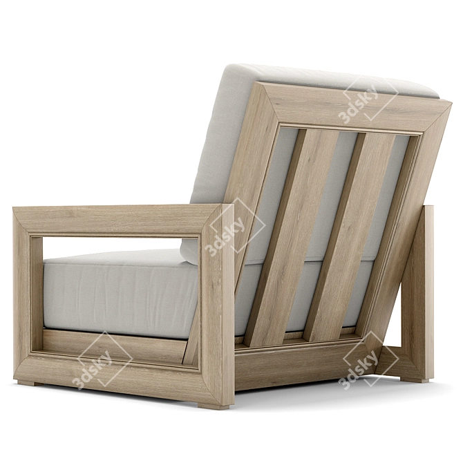 Elevate Your Outdoor Space: RH Costa Armchair 3D model image 2