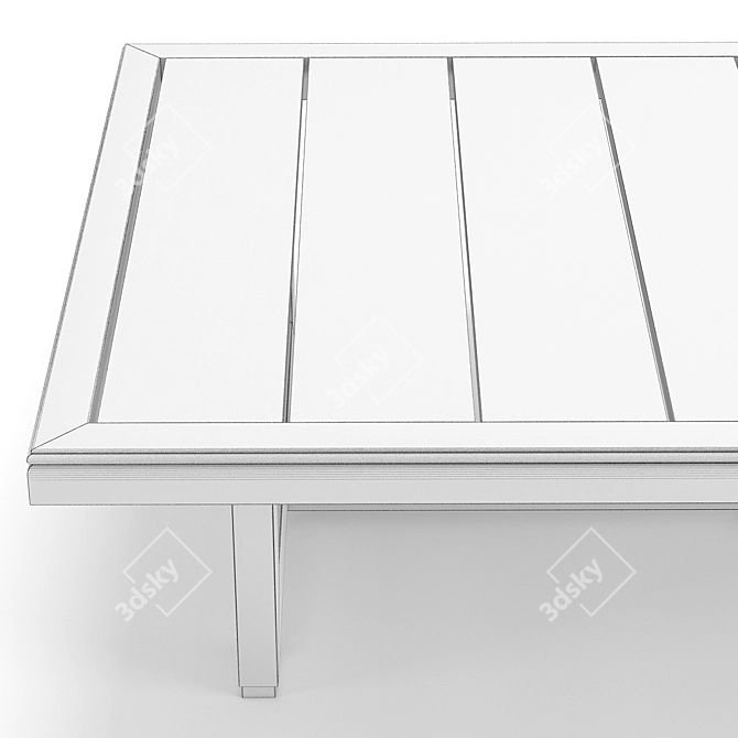 Elegant Costa Coffee Table 3D model image 3