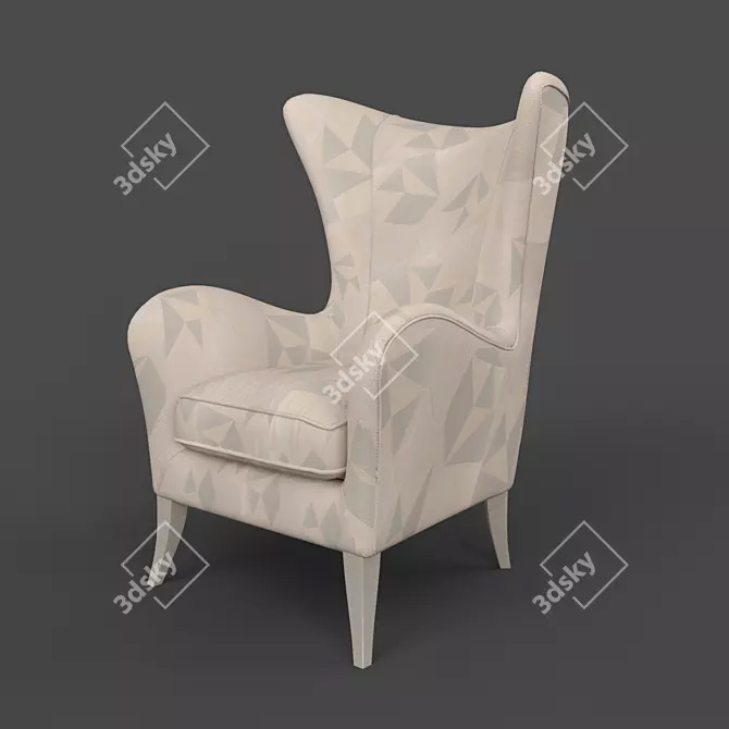 Stylish Rimini Chair: Fratelli Barri 3D model image 1