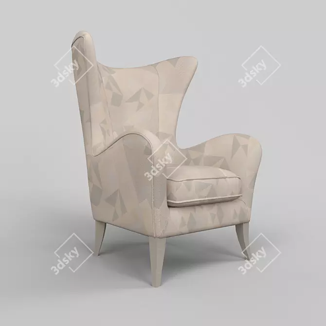 Stylish Rimini Chair: Fratelli Barri 3D model image 2