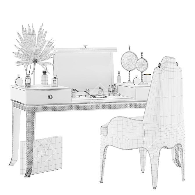 Jumbo Collection Toilette Table 3D model image 2