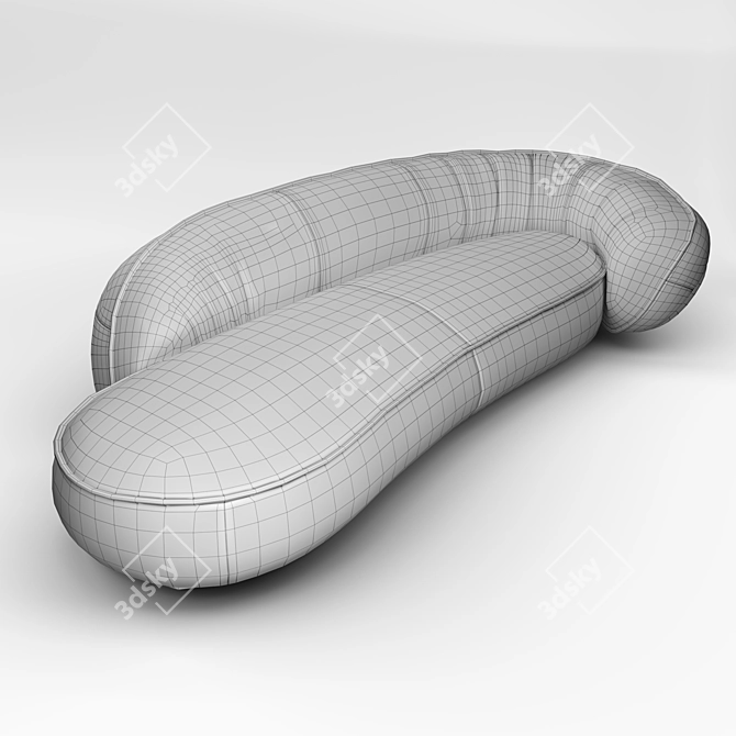 Sleek Stylish Baxter Leon 3D model image 3