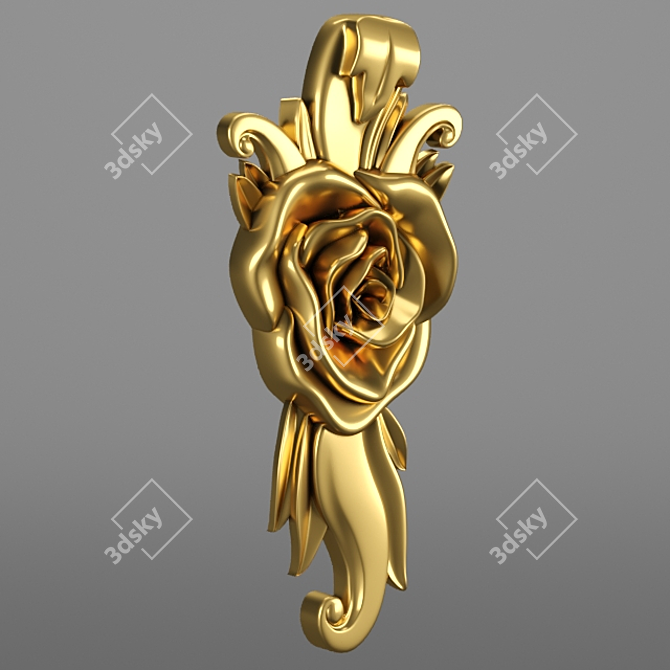 Precision CNC Ornament: Quality Design 3D model image 1