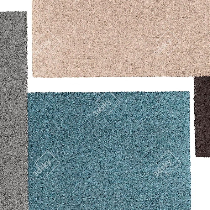 Soft and Stylish STOENSE Rug 3D model image 2