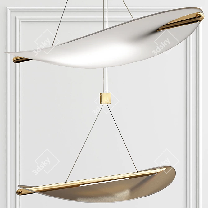 Creative TAPER Pendant Light 3D model image 1