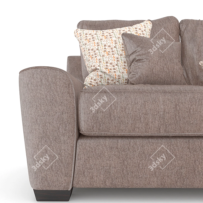 Modern Classic Parker Sofa 3D model image 2