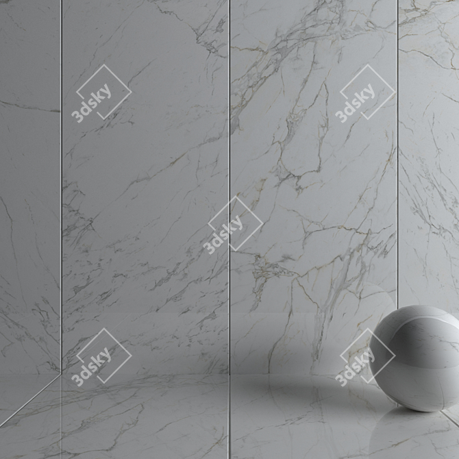 Atlas Marvel Calacatta Extra Wall Tiles 3D model image 3