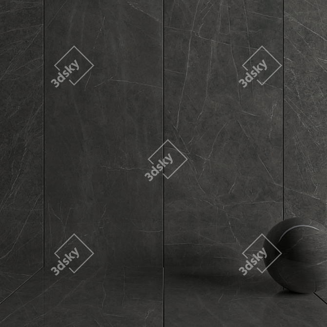 ATLAS MARVEL Grey Stone 4K Wall/Floor Tiles 3D model image 3