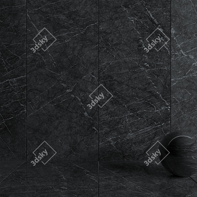 Dream Grigio Intenso: 4K HD Tiles for Walls and Floors 3D model image 3