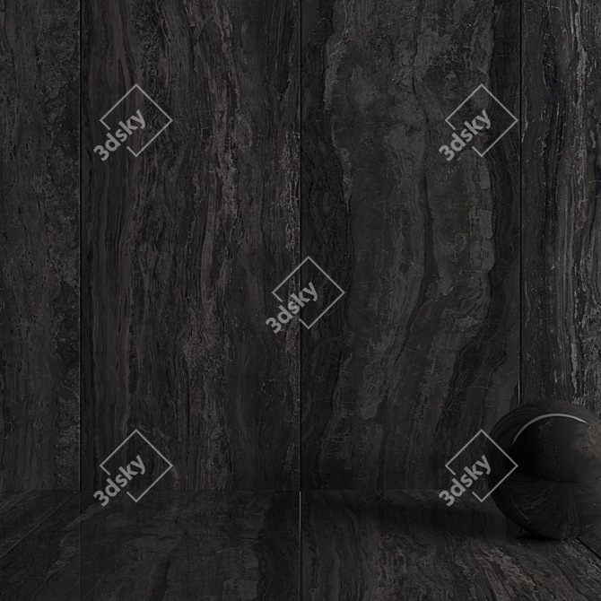 ATLAS MARVEL ABSOLUTE BROWN: 4K Multitexture Wall Tiles 3D model image 3