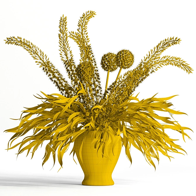 Mint Tints Blooming Bouquet 3D model image 3
