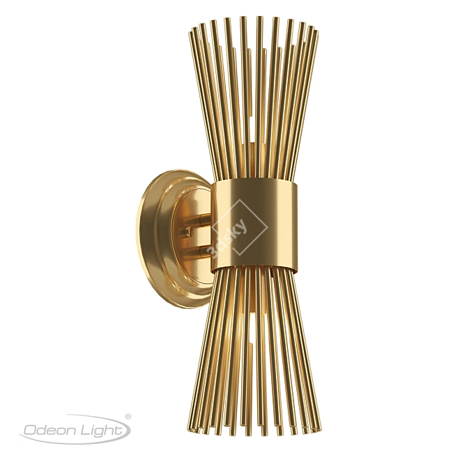 Golden Dorta 2W Wall Sconce 3D model image 1