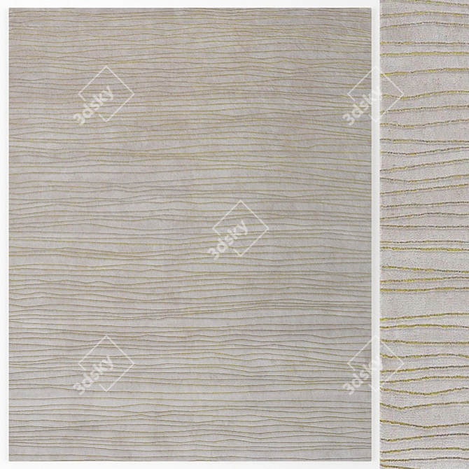 Reuber Henning Striped Carpet 3D model image 1