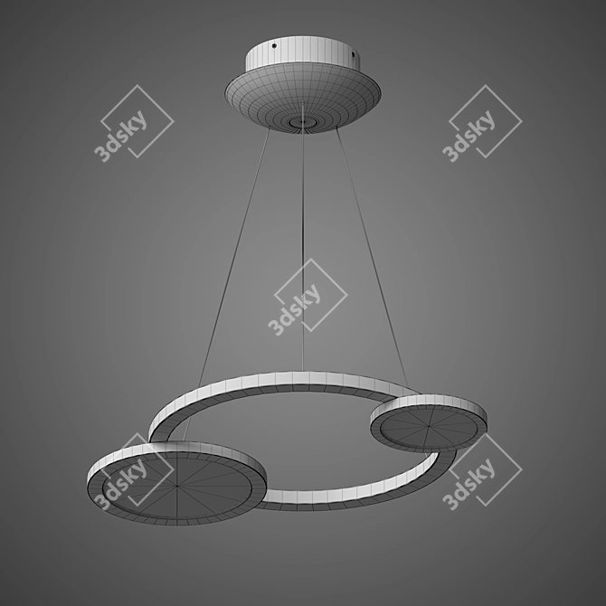 WEX Chandelier - Elegant Illumination Solution 3D model image 2