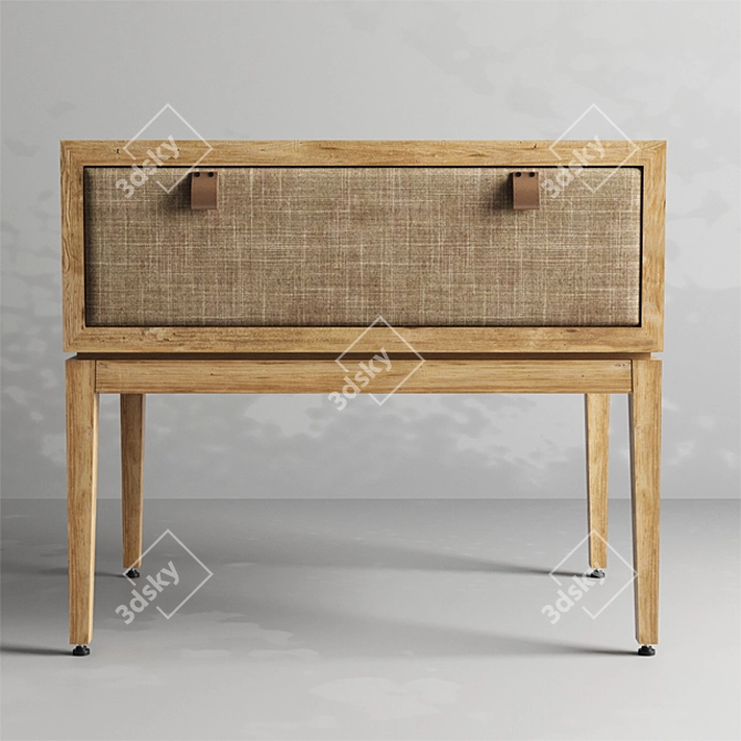 Vintage Table 2014 MAX 3D model image 1