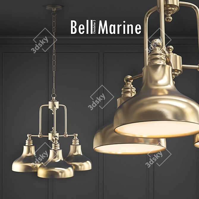 Bell_Marine Chandelier 3D model image 1