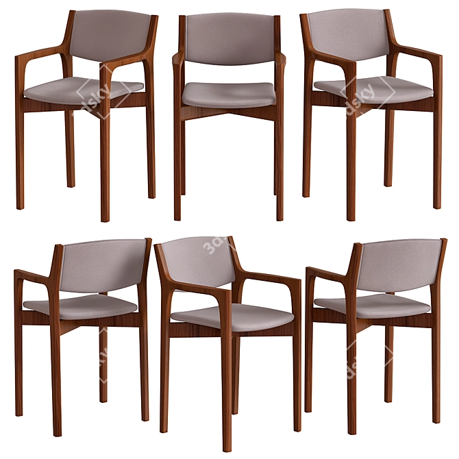 Comfort Max Chair 3D model image 1