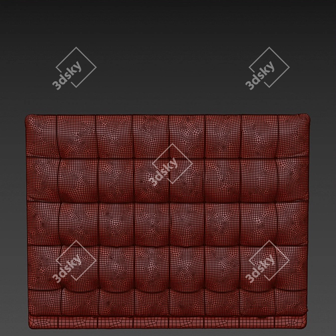 Andrew Martin Paxton Upholstered Headboard 3D model image 2