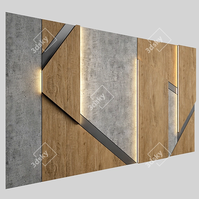 Archived Wall Panel 3D Models 3D model image 2