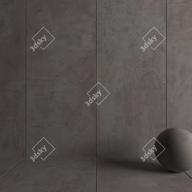 Atlas Boost Gray Wall Tiles 3D model image 3