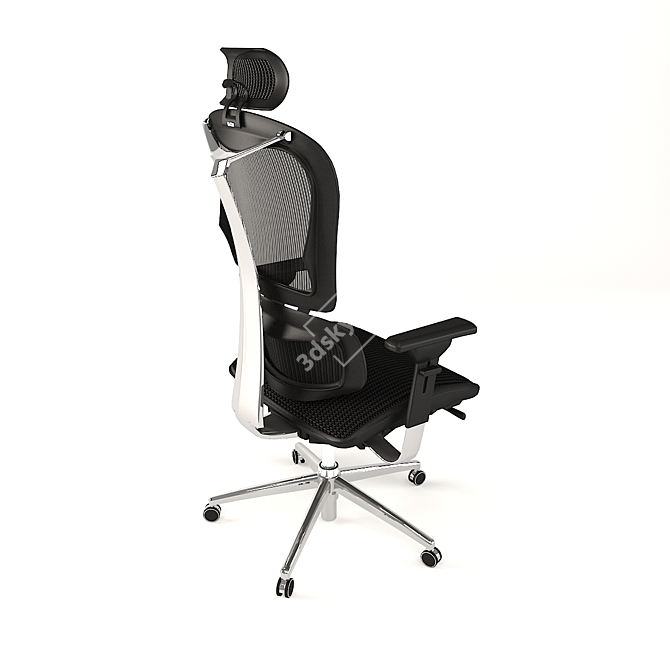 Starex Office Chair: Modern Design, Comfortable Seating 3D model image 2