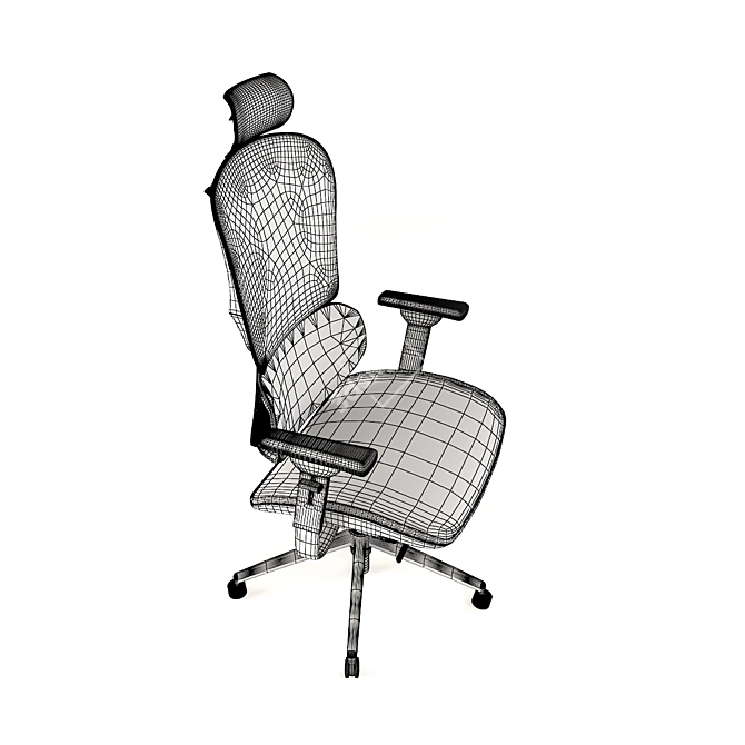 Starex Office Chair: Modern Design, Comfortable Seating 3D model image 3