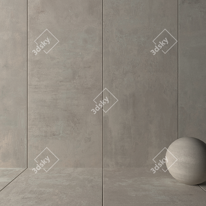 Boost White Wall Tiles: 4K UHD Multi-Texture 3D model image 2