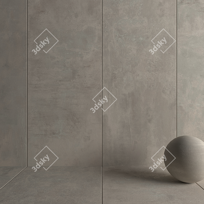 Boost White Wall Tiles: 4K UHD Multi-Texture 3D model image 3