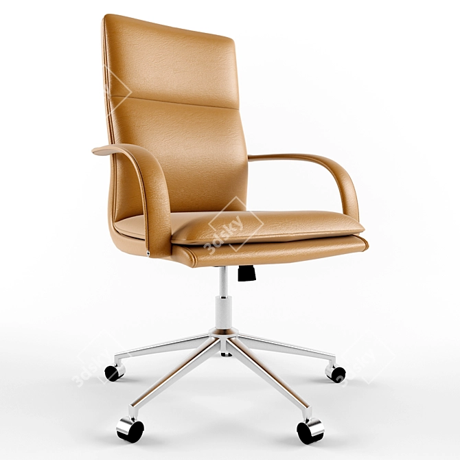 ErgoComfort Office Chair 3D model image 1