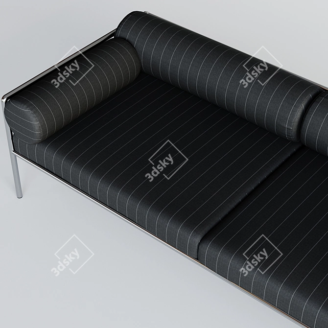 Neoclassic Oriental Elegance: Agra Sofa 3D model image 2