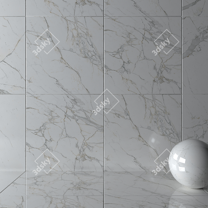 ATLAS MARVEL CALACATTA EXTRA Wall Tiles 3D model image 2