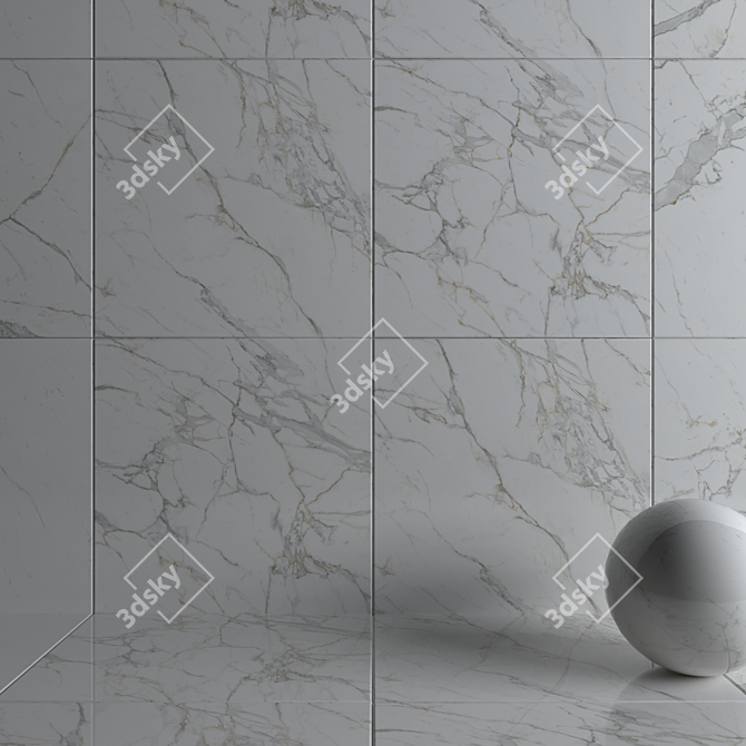 ATLAS MARVEL CALACATTA EXTRA Wall Tiles 3D model image 3