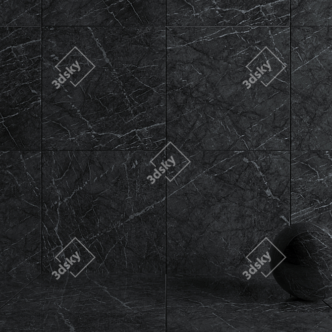 MARVEL Grigio Intenso Wall Tiles 3D model image 3