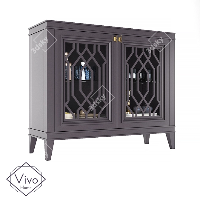 MODERN Patrick Chest of Drawers - Vivo Home 3D model image 1