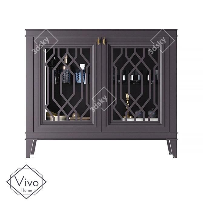 MODERN Patrick Chest of Drawers - Vivo Home 3D model image 2