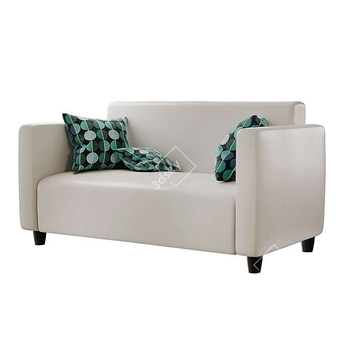 Modern Comfort: IKEA CLUB Sofa 3D model image 1