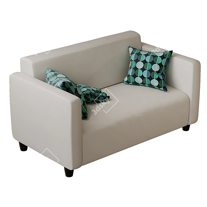 Modern Comfort: IKEA CLUB Sofa 3D model image 2