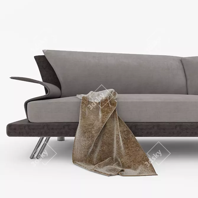 Luxury Super Roy Sofa by il Loft 3D model image 3