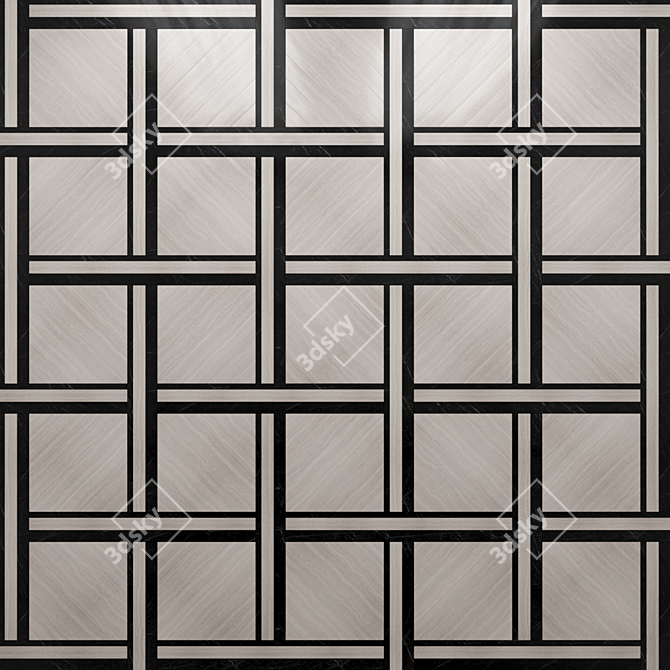 Luxury Marble Floor Tiles 3D model image 3