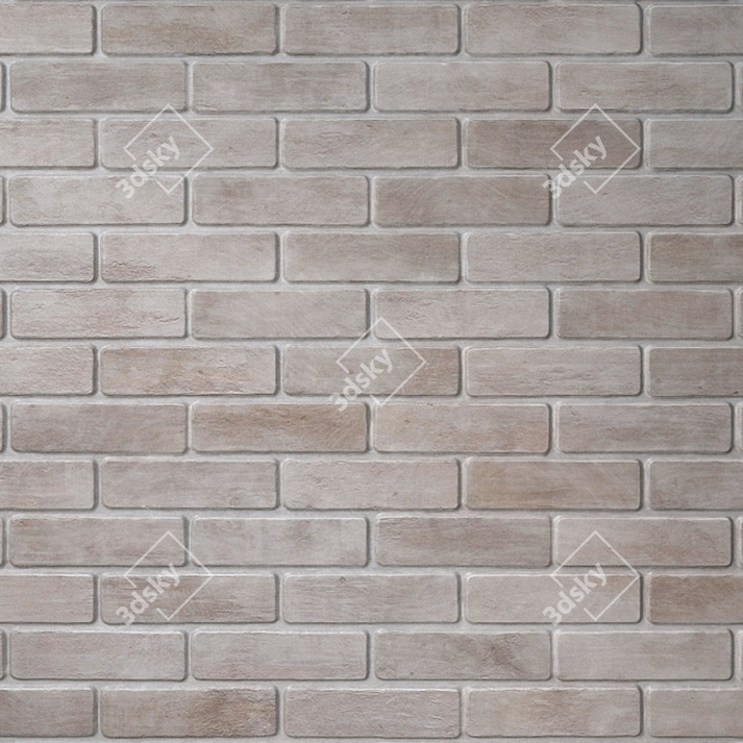 Brickwork Textures for V-Ray 3D model image 3