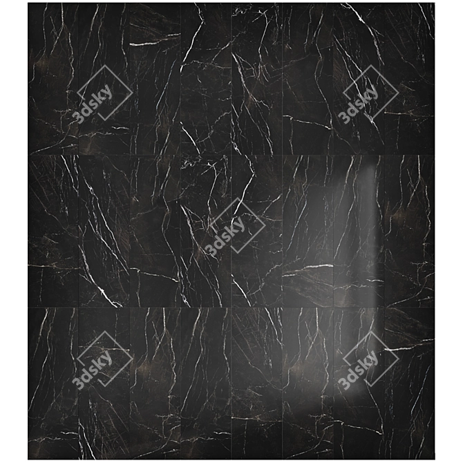 Black Marble Ceramic 8 Multitexture 3D model image 1