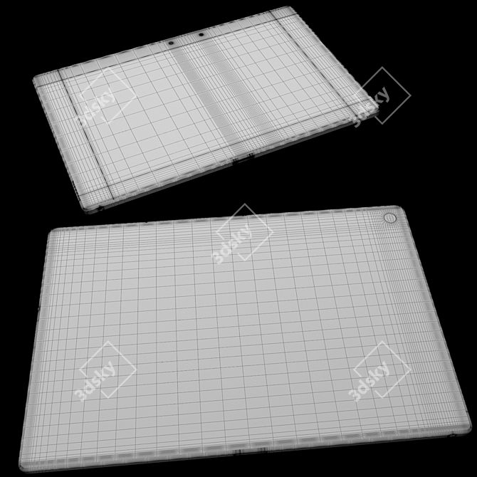 Sleek Sony Xperia Tablet Z-2 3D model image 2