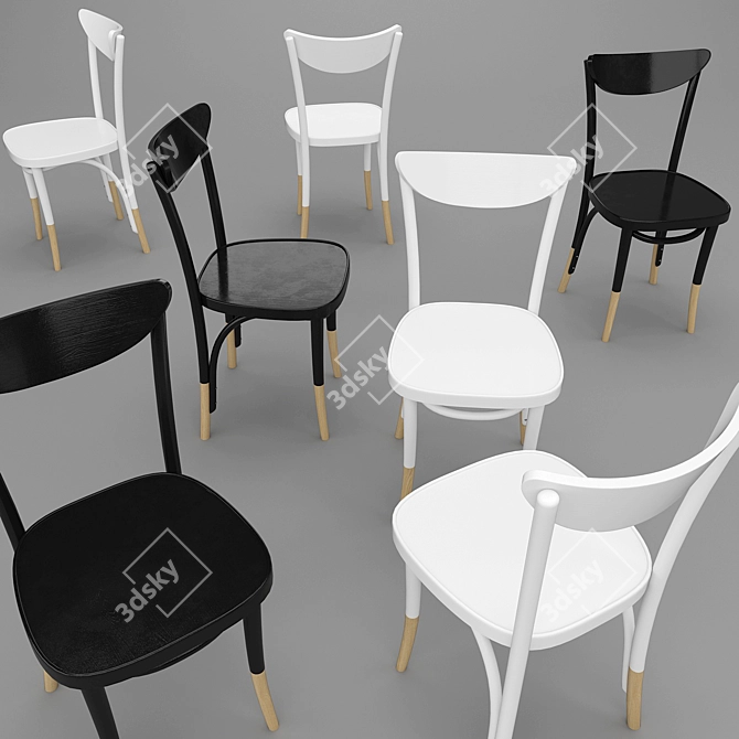 2013 Vienna Chair: Elegant & Versatile 3D model image 3