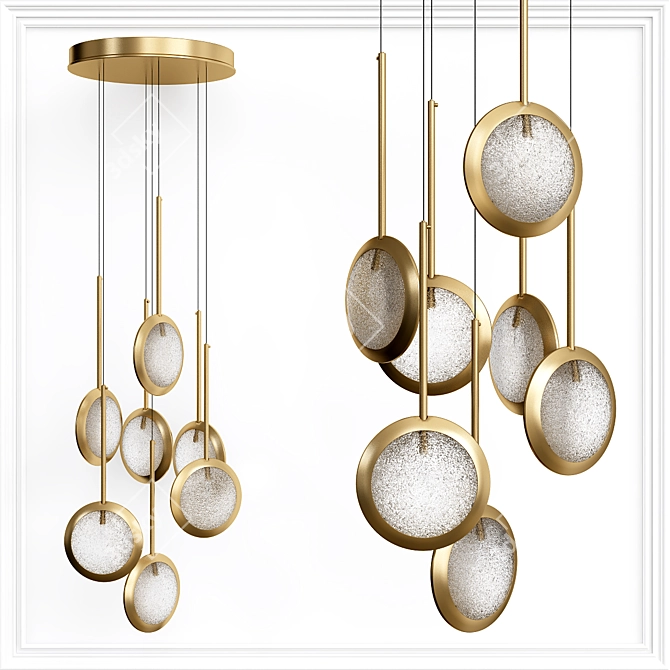 RIM Pendant Lights (Set of 7) 3D model image 2