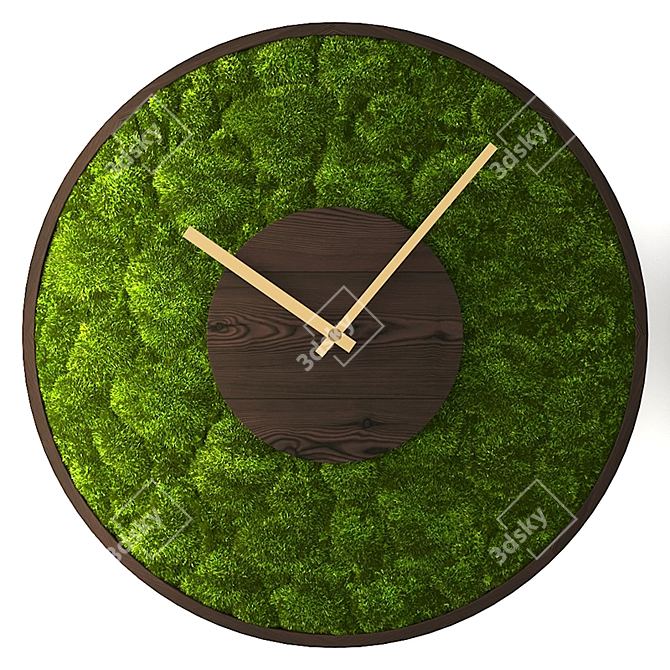 Title: MossTime: Innovative Moss-Stabilized Watch 3D model image 2