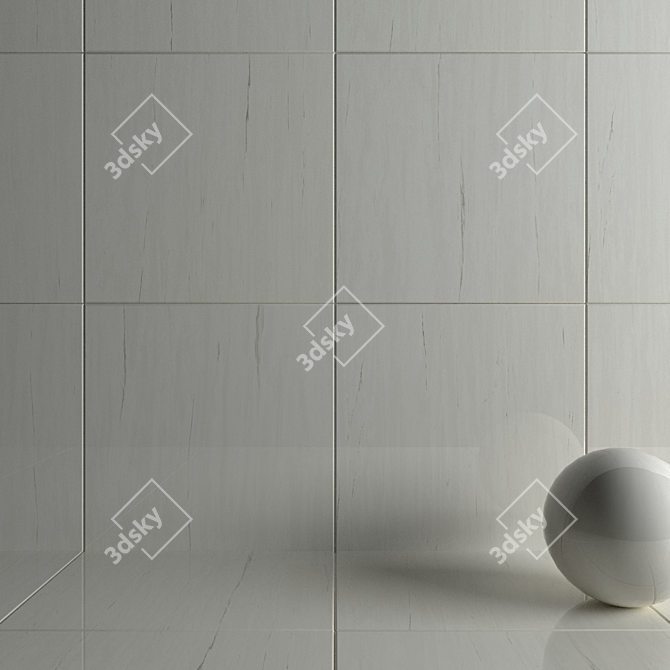 Bianco Dolomite Wall Tiles 3D model image 3