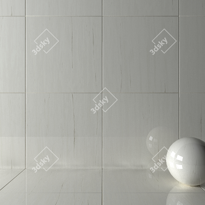 Title: Marvel Pro Bianco Dolomite Wall Tiles 3D model image 2