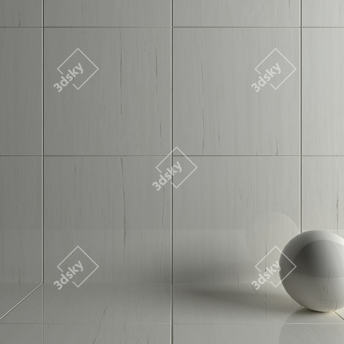 Title: Marvel Pro Bianco Dolomite Wall Tiles 3D model image 3